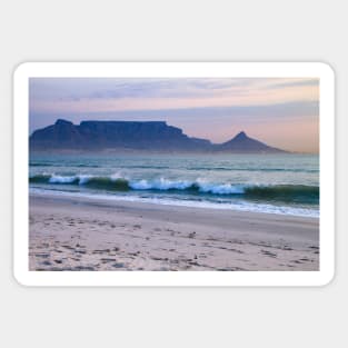 Table Mountain Beach View, Cape Town, South Africa Sticker